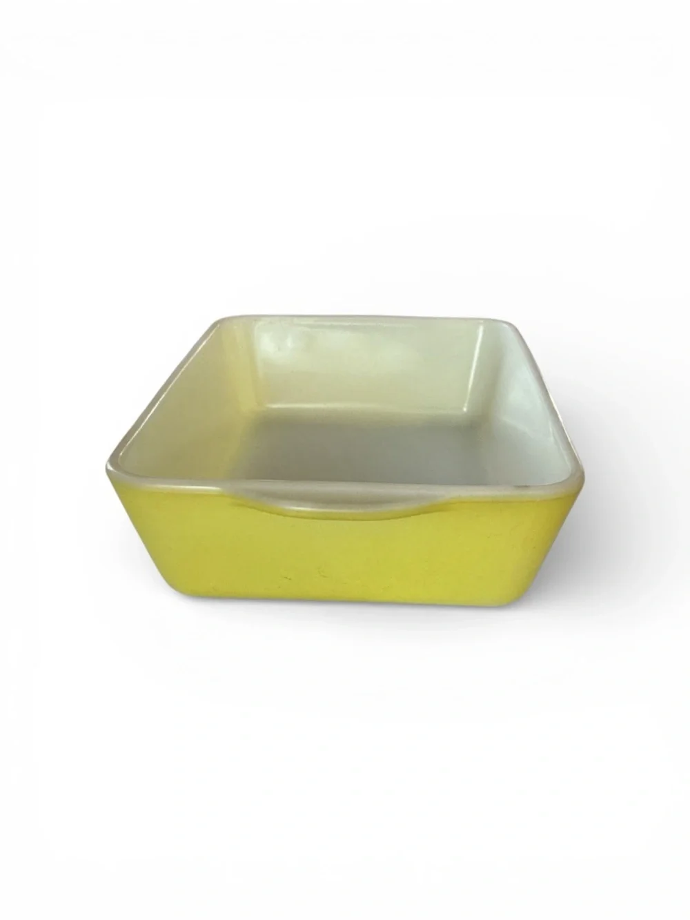 Vintage Pyrex Yellow Refrigerator Dish 503-B - A-3 4 - PAT OFF - FRIDGIE